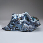 Genuine Polished Agate Druzy Hand Carved Dragon