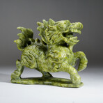 Genuine Polished Hand Carved Jade Dragon