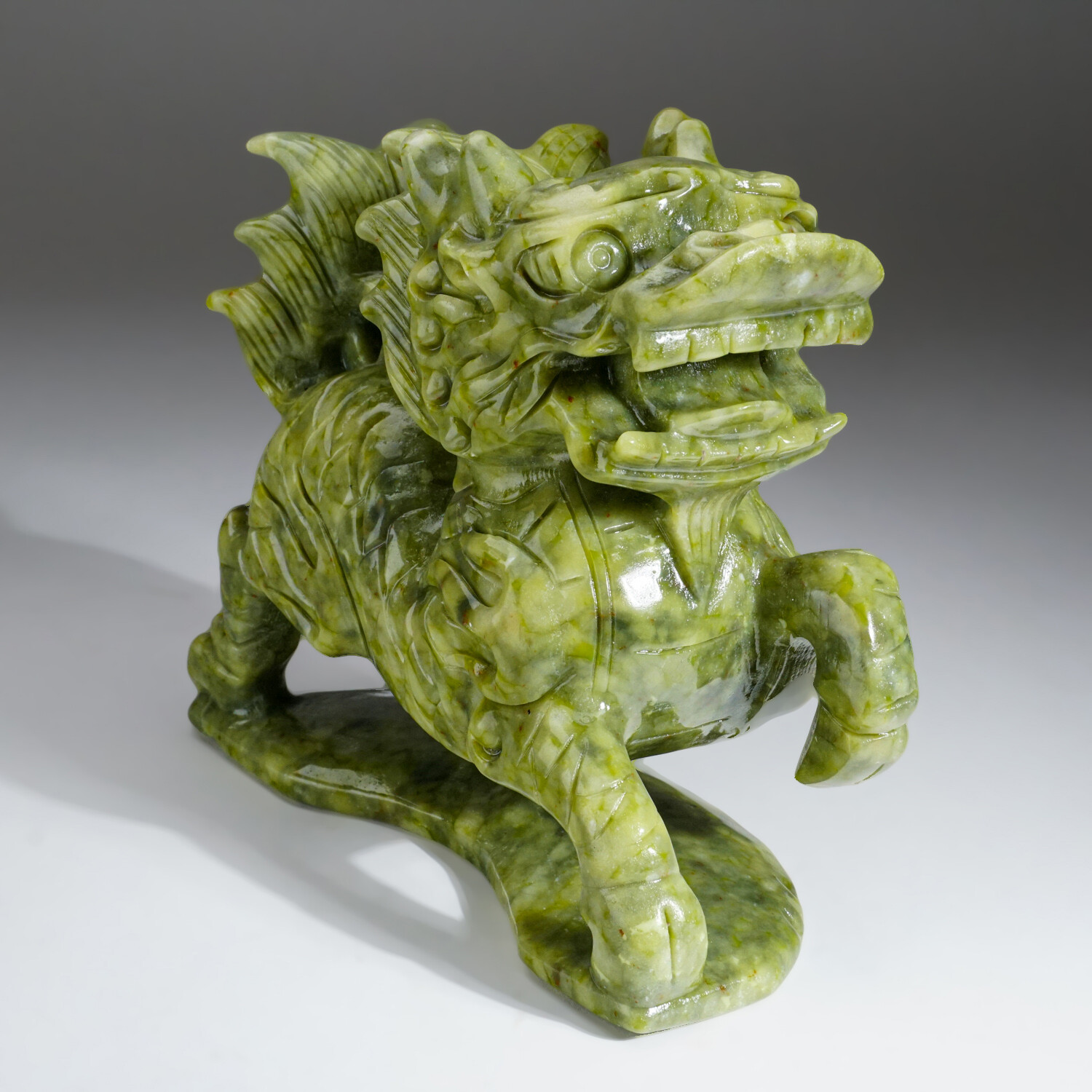 Genuine Polished Hand Carved Jade Dragon Astro Gallery Touch of Modern