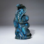 Genuine Polished Hand Carved Labradorite Snake V.1