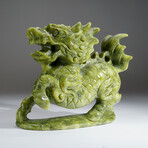 Genuine Polished Hand Carved Jade Dragon