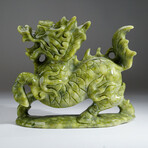 Genuine Polished Hand Carved Jade Dragon