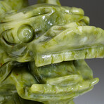Genuine Polished Hand Carved Jade Dragon