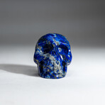 Genuine Polished Hand Carved Lapis Lazuli Skull V.2