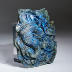 Genuine Polished Hand Carved Labradorite Dragon V.5