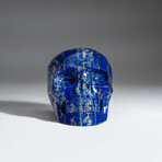 Genuine Polished Hand Carved Lapis Lazuli Skull V.1