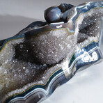 Genuine Polished Agate Druzy Hand Carved Dragon