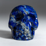 Genuine Polished Hand Carved Lapis Lazuli Skull V.2