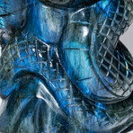 Genuine Polished Hand Carved Labradorite Snake V.1