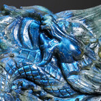Genuine Polished Hand Carved Labradorite Dragon V.5