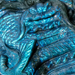 Genuine Polished Hand Carved Labradorite Dragon V.1