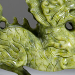 Genuine Polished Hand Carved Jade Dragon