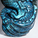 Genuine Polished Hand Carved Labradorite Dragon V.2