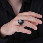 Onyx Stone Black Design Ring (9)