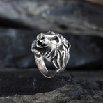 Lion Design Silver Ring (9)