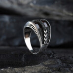 Silver Multicolor Design Ring (9)