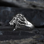 Lion Design Silver Ring (9)