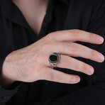 Onyx Stone Silver Ring (9)