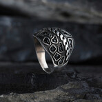 Geometric Silver Men's Ring (9)