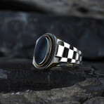 Onyx Stone Silver Ring (9)