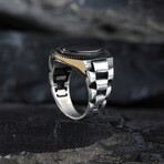 Onyx Stone Silver Ring (9)