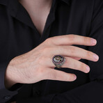 Special Design Micro Stones Silver Ring (9)