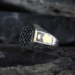 Micro Stones Geometric Men's Ring (9)