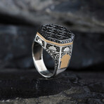 Micro Stones Geometric Men's Ring (9)