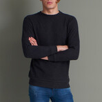 Basic Crewneck Sweater // Anthracite Melange (S)
