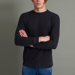 Basic Crewneck Sweater // Anthracite Melange (S)