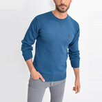 Basic Crewneck Knitwear Sweater // Oil (L)