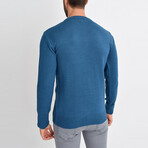 Basic Crewneck Knitwear Sweater // Oil (L)