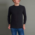 Basic Crewneck Sweater // Anthracite Melange (S)