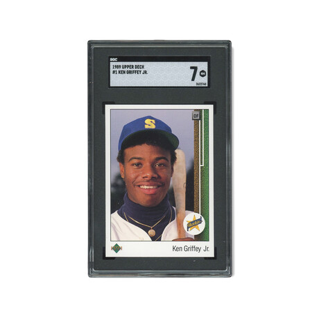 Ken Griffey Jr. // 1989 Upper Deck // Rookie Card // SGC 7 Near Mint