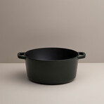 Milo by Kana // Classic Dutch Oven // 5.5 Qt // Emerald + Gold
