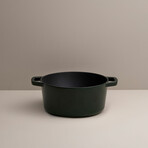 Milo by Kana // Mini Dutch Oven // 3.5 Qt // Emerald + Gold