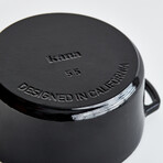 Milo by Kana // Classic Dutch Oven // 5.5 Qt // Emerald + Gold