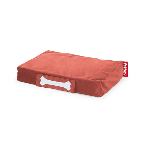 Fatboy® Doggielounge Small Velvet Dog Bed // Rhubarb