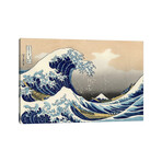 The Great Wave at Kanagawa, 1829 by Katsushika Hokusai (18"H x 26"W x 0.75"D)