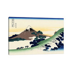 Inume Pass in The Kai Province by Katsushika Hokusai (12"H x 18"W x 1.5"D)