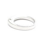 Cartier 18k White Gold Diamond Band Ring // Ring Size: 5.25 // Pre-Owned