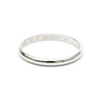 Cartier Platinum 1895 Wedding Band Ring // Ring Size: 9 // Pre-Owned