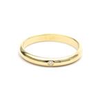 Cartier 18k Yellow Gold Diamond Wedding Band Ring // Ring Size: 6 // Pre-Owned