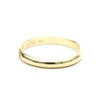 Cartier 18k Yellow Gold Diamond Wedding Band Ring // Ring Size: 6 // Pre-Owned