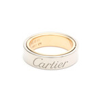 Cartier 18k Rose Gold + 18k White Gold Secret Love Ring // Ring Size: 5.75 // Pre-Owned