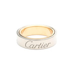 Cartier 18k Rose Gold + 18k White Gold Secret Love Ring // Ring Size: 5.75 // Pre-Owned