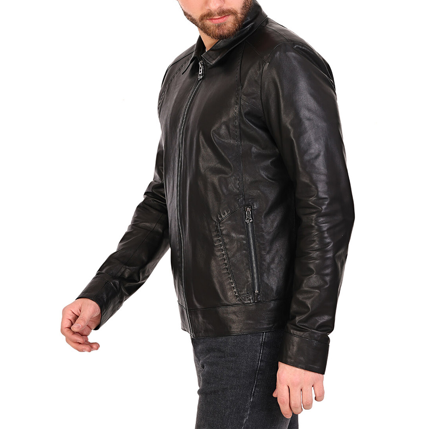 Byron Jacket // Black (XS) - Franko Armondi Leather Jackets - Touch of ...