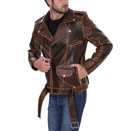 Brandon Coat // Whiskey (XS)