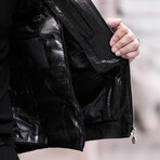 Rex Leather Jacket // Black (XL)
