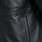 Leather Jacket // Black // Style 3 (3XL)